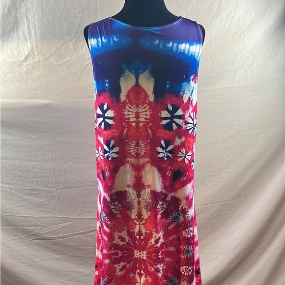 Boho Tie Dye Maxi Dress - Picture 4 of 5